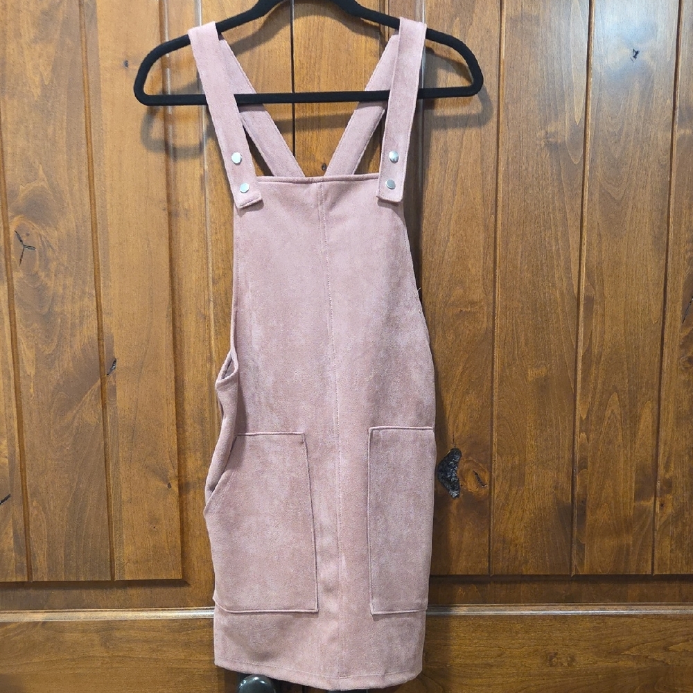 Forever 21 Blush Suede Mini Dress